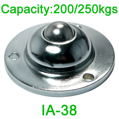 IA-38 ball transfer unit,200kg load capacity transfer ball,38mm steel ball unit